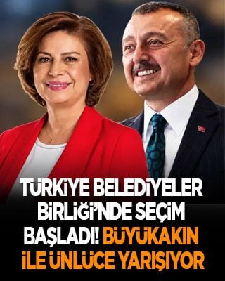 Türkiye Belediyeler Birliği’nde seçim başladı! Tahir Büyükakın ile Ayşe Ünlüce yarışıyor