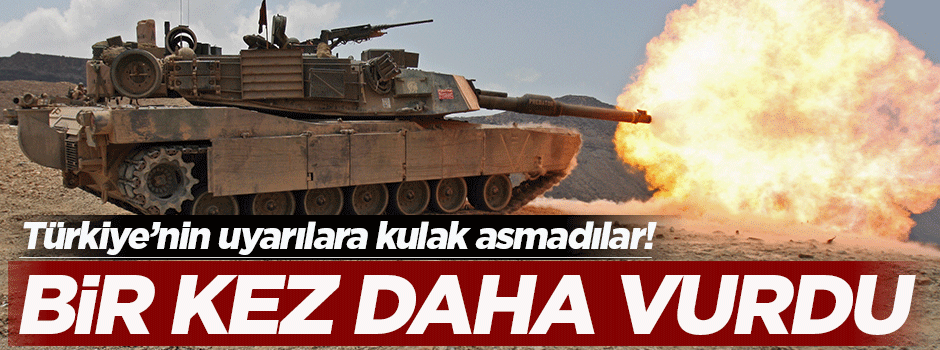 Türkiye bir kez daha vurdu