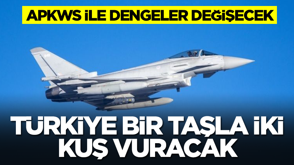 Türkiye bir taşla iki kuruş vuracak: Euorfighter'larda APKWS bombası