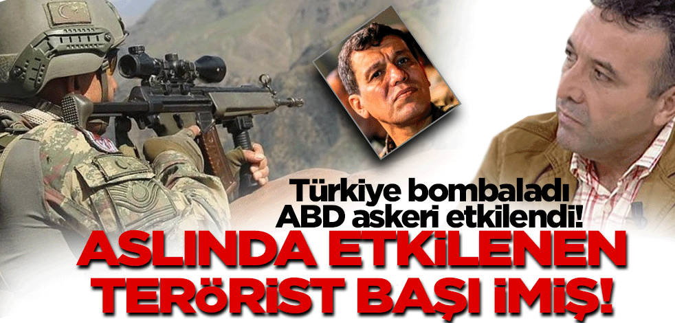 Türkiye bombaladı, bir ABD askeri etkilendi! Aslında etkilenen terörist başı Mazlum Abdi imiş!
