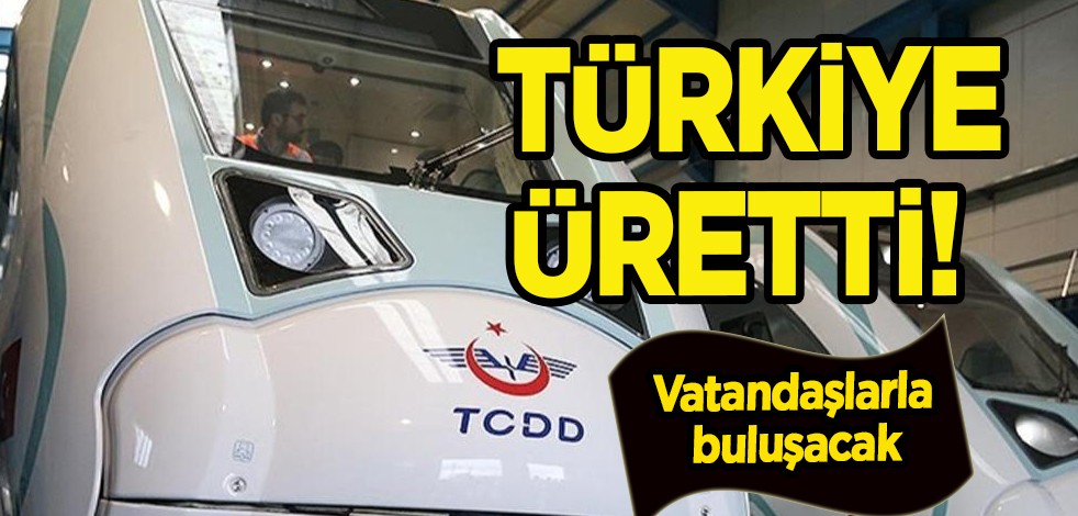 Türkiye bunu da üretti! İlk Milli Elektrikli Tren Seti'ni merak eden vatandaşlarla cevap, ziyarete açılıyor