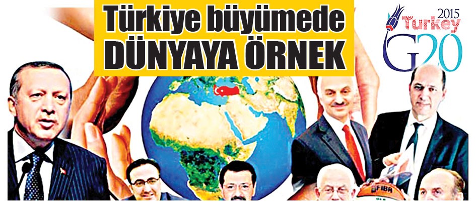Türkiye büyümede dünyaya örnek