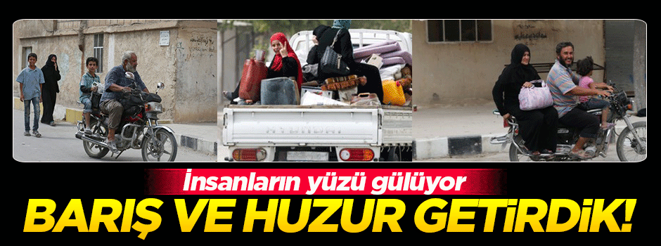 Türkiye, Cerablus'a 'barış ve huzur' getirdi