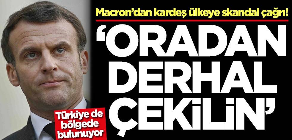 Türkiye de bölgede yer alıyor! Macron'dan Azerbaycan'a skandal çağrı