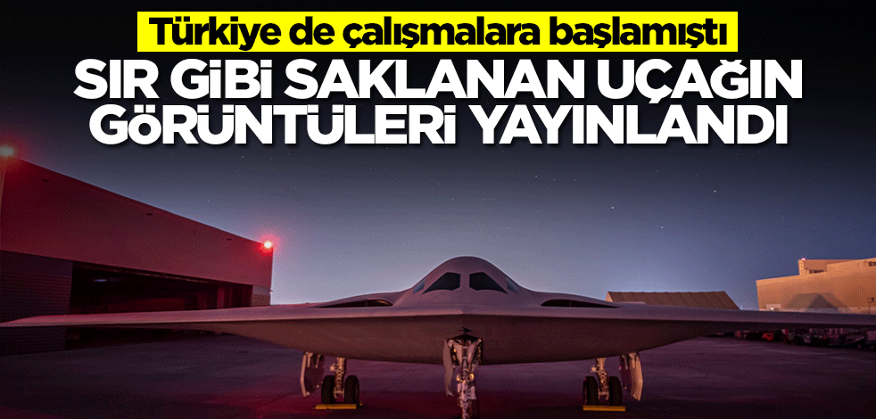 Türkiye de çalışmalara başlamıştı! Sır gibi saklanan 6. nesil savaş uçağının görüntüleri yayınlandı