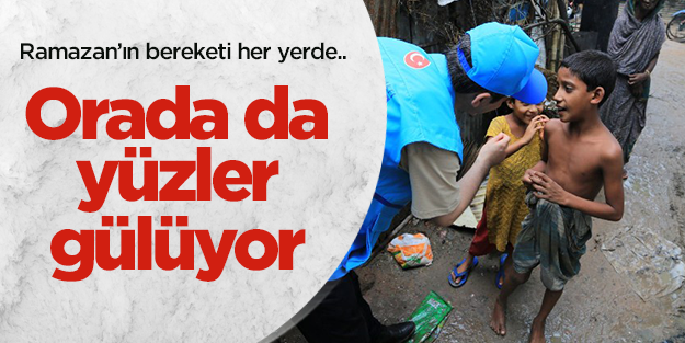 Türkiye Diyanet Vakfı Bangladeş'te yüzleri güldürüyor