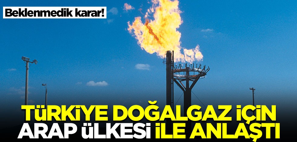 Türkiye doğalgaz konusunda Arap ülkesi ile anlaştı! Sürpriz adım, daha önce hiç böylesi yapılmadı