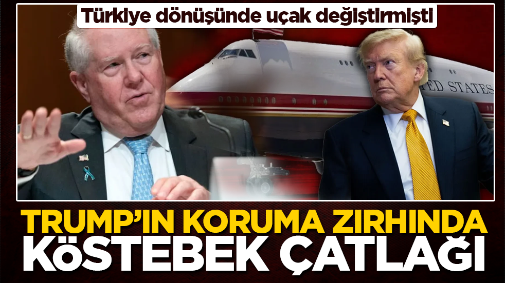 Türkiye dönüşünde uçak değiştirmişti: Trump'ın koruma zırhında köstebek çatlağı