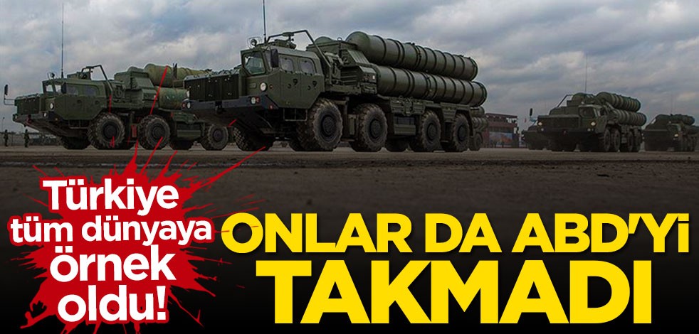 Türkiye dünyaya örnek oldu! Onlar da ABD'yi takmadı