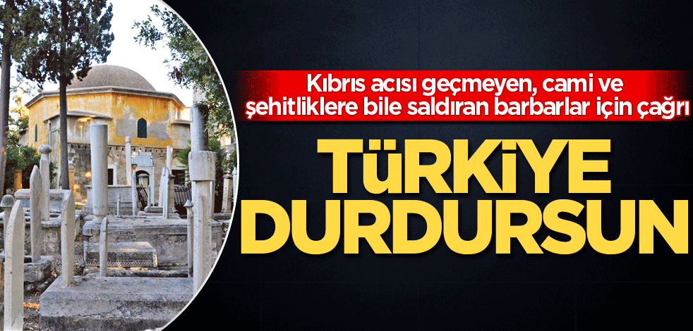 Türkiye durdursun