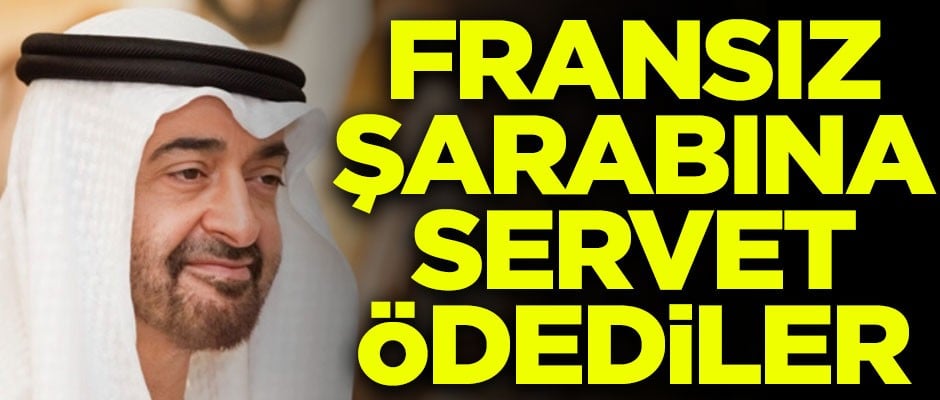 Türkiye düşmanı BAE Kraliyet ailesinden skandal parti! Fransız şarabına servet ödediler