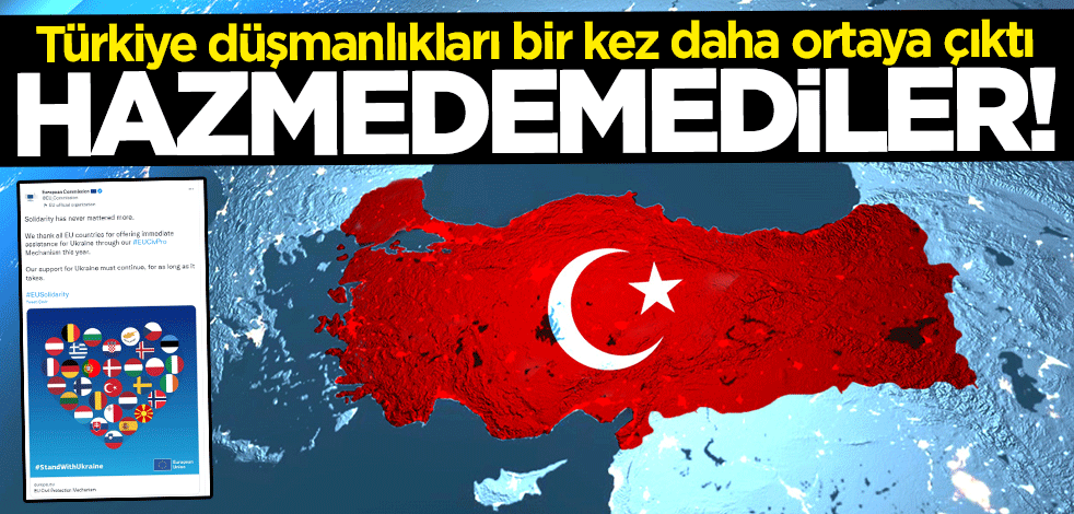 Türkiye düşmanlıkları bir kez daha ortaya çıktı! Hazmedemediler