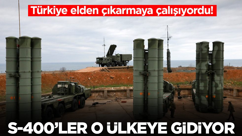 Türkiye elden çıkarmaya çalışıyordu: S-400'ler o ülkeye gidiyor