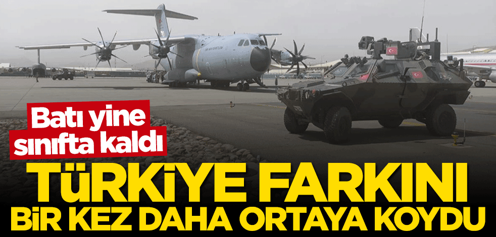 Türkiye farkını ortaya koydu... Batı yine sınıfta kaldı