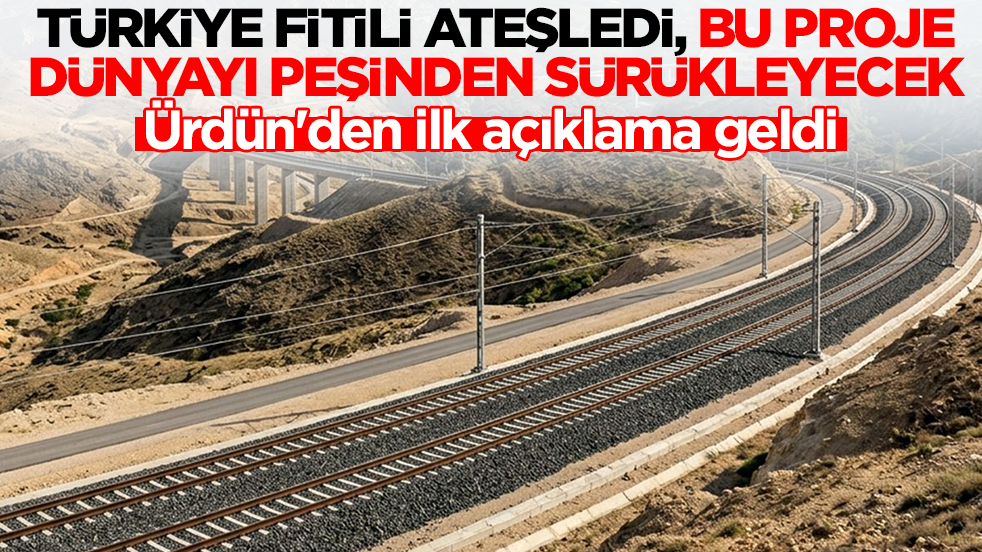 Türkiye fitili ateşledi: Bu proje dünyayı peşinden sürükleyecek, Ürdün'den ilk açıklama geldi