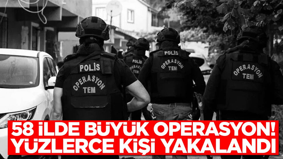 Türkiye güne büyük bir operasyonla uyandı: Yüzlerce gözaltı var