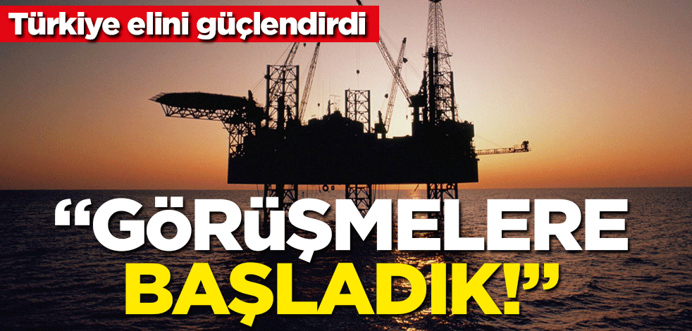 Türkiye hidrokarbon aramada elini güçlendirdi! "Görüşmeye başladık"