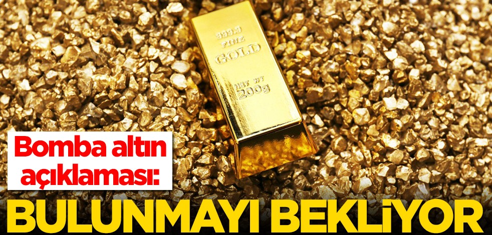 Türkiye için bomba altın açıklaması: Bulunmayı bekliyor