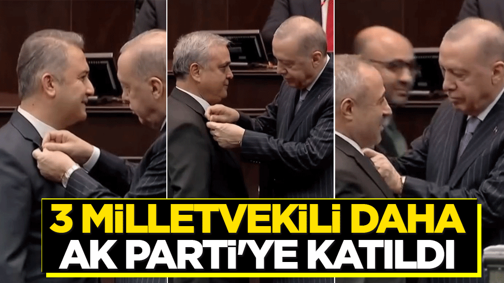 Türkiye için en ufak bir gelecek vaat etmeyen partilerini bırakıp 'milletin partisi'ne geçtiler! 3 milletvekili daha AK Parti’ye katıldı
