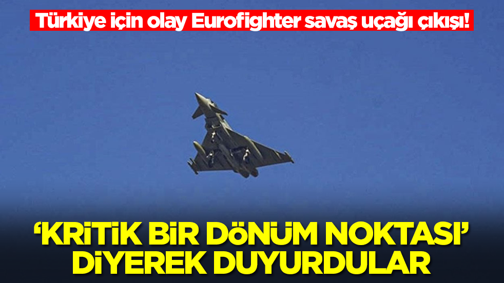 Yunanistan'ın Eurofighter'lar konusunda ikna edemediği ülkeden Türkiye için olay sözler: Bu daha başlangıç