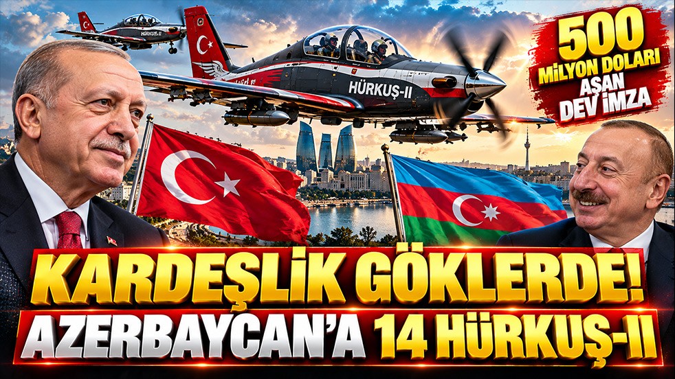 Türkiye ile Azerbaycan’dan dev savunma hamlesi! 14 HÜRKUŞ-II için imzalar atıldı