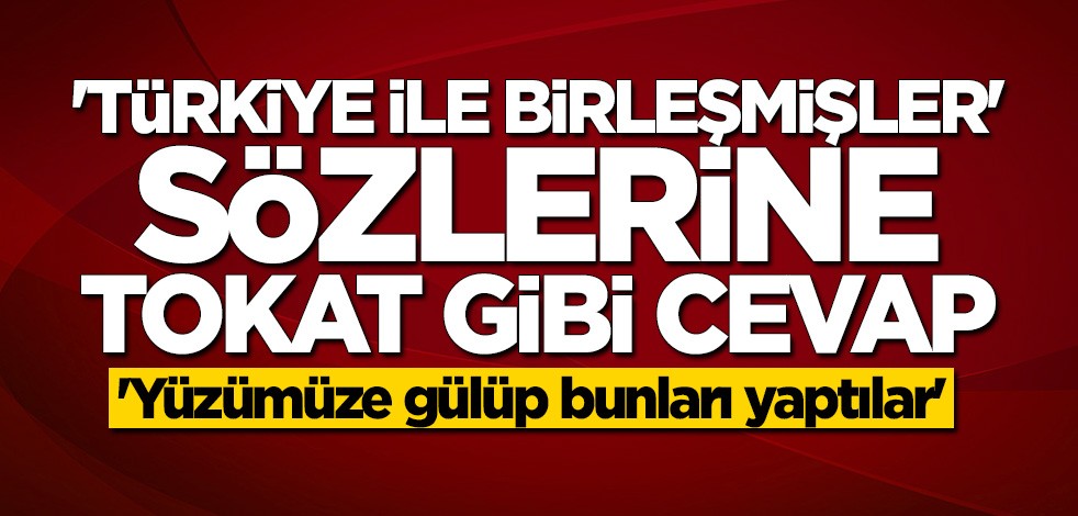 ''Türkiye ile birleşmişler'' sözlerine tokat gibi cevap: Yüzümüze gülüp bunu yapıyorlar