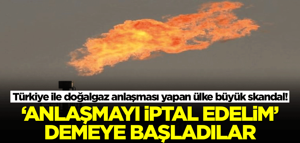 Türkiye ile doğalgaz anlaşması yapan ülkeden büyük skandal! 'Anlaşmayı iptal edelim' demeye başladılar