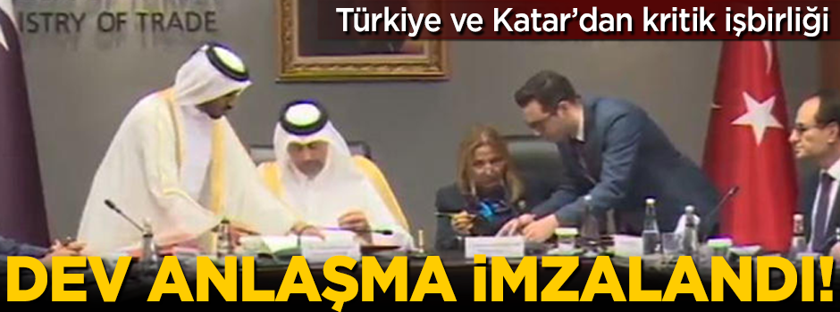 Türkiye ile Katar'dan ekonomik anlaşma! İmzalar atıldı