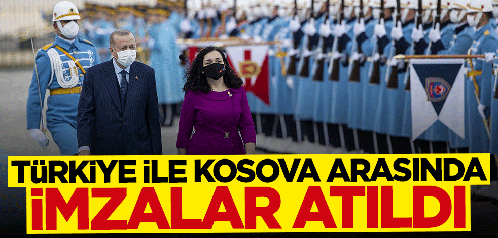 Türkiye ile Kosova arasında imzalar atıldı