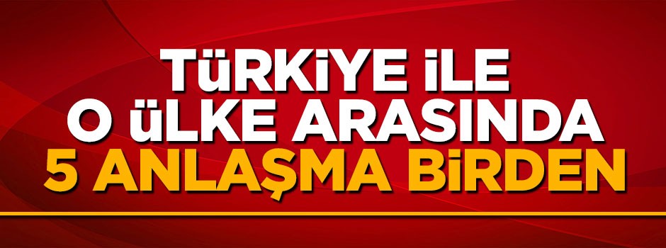 Türkiye ile Polonya arasında 5 anlaşma birden