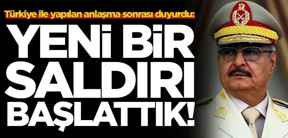 Türkiye ile yapılan anlaşma sonrası duyurdu: Yeni bir saldırı başlattık