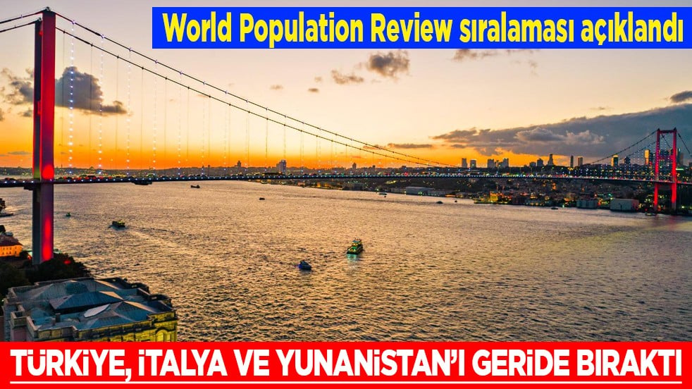Türkiye, İtalya ve Yunanistan'ı geride bırakarak dünyanın en çok ziyaret edilen 4. ülkesi oldu...