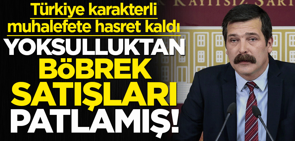 Türkiye karakterli muhalefete hasret kaldı! Şimdi de 'İnsanlar böbreğini satıyor' yalanına sarıldılar