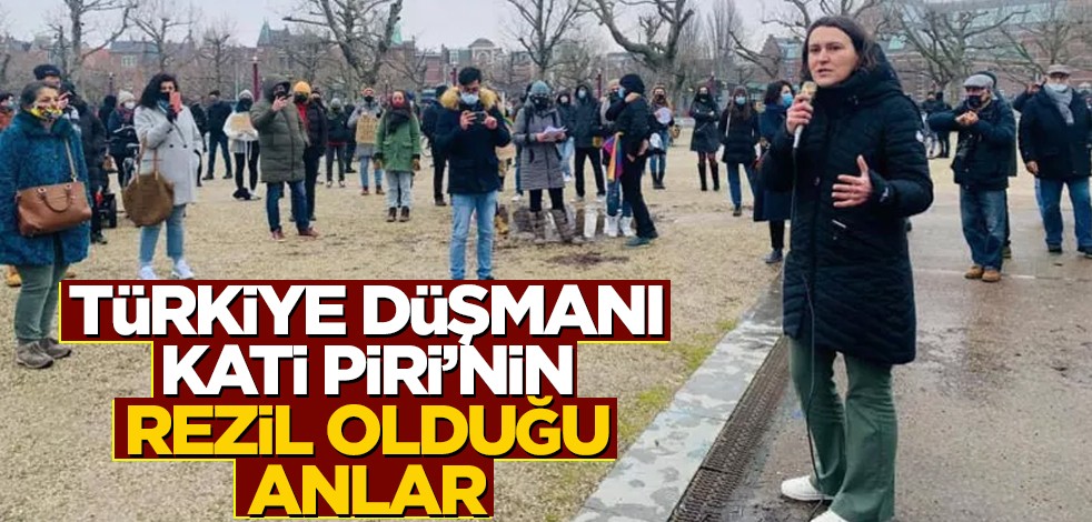 Türkiye karşıtı eylem yapmaya çalışan Kati Piri rezil rüsva oldu