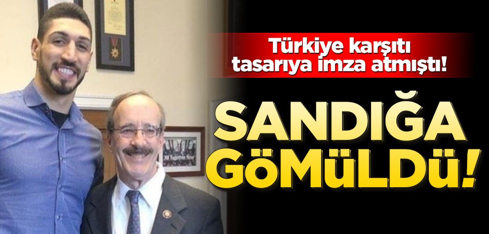 Türkiye karşıtı tasarıya imza atmıştı! Sandığa gömüldü