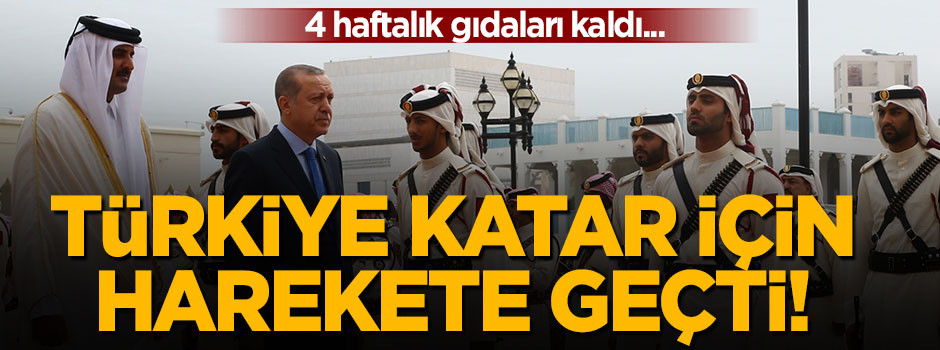 Türkiye Katar için harekete geçti!