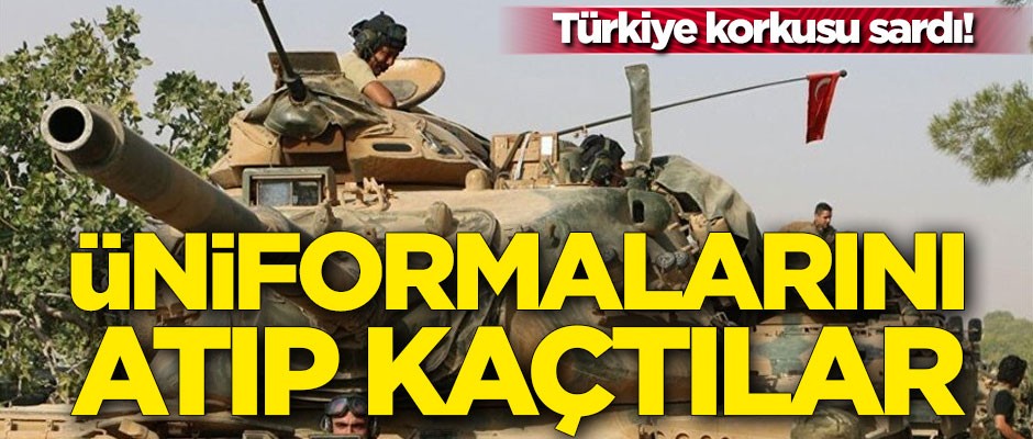 Türkiye korkusu sardı! Üniformalarını atıp kaçtılar