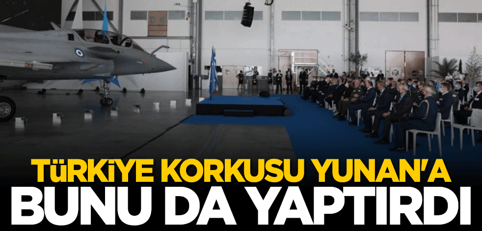 Türkiye korkusu Yunan'a bunu da yaptırdı! İlkini teslim aldılar