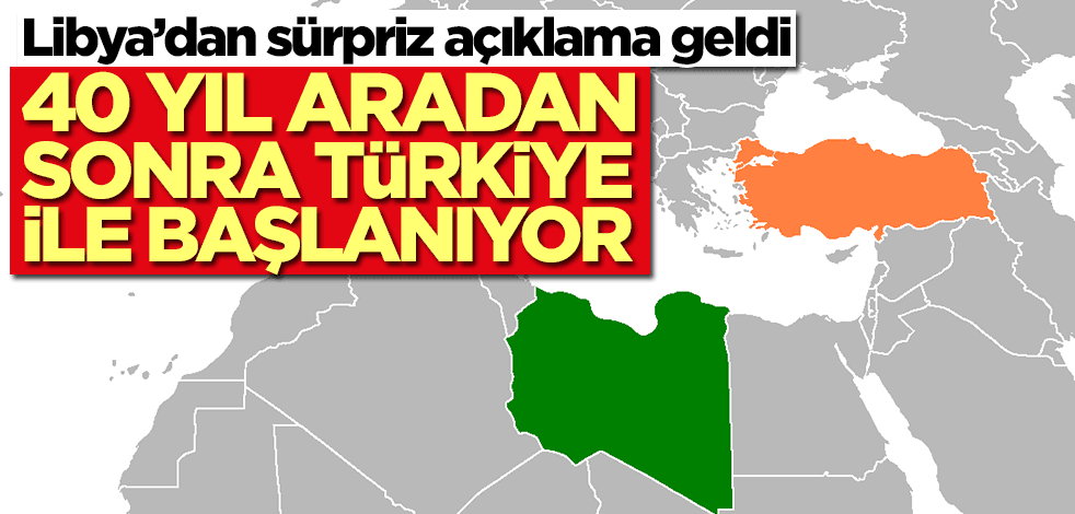 Türkiye-Libya arasında 40 yıl sonra bir ilk! Resmen başlıyor