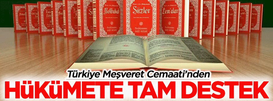 Türkiye Meşveret Cemaati'nden AK Parti'ye tam destek