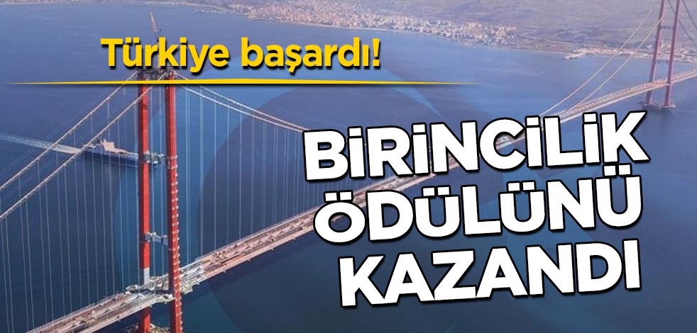Türkiye o birincilik ödülünü kazandı! Destan yazacağız: Türkiye'den Mühendislik harikası mega proje açıklaması
