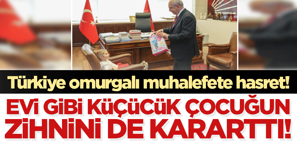 Türkiye omurgalı muhalefete hasret! Kılıçdaroğlu, evi gibi küçüçük çocuğun zihnini de kararttı
