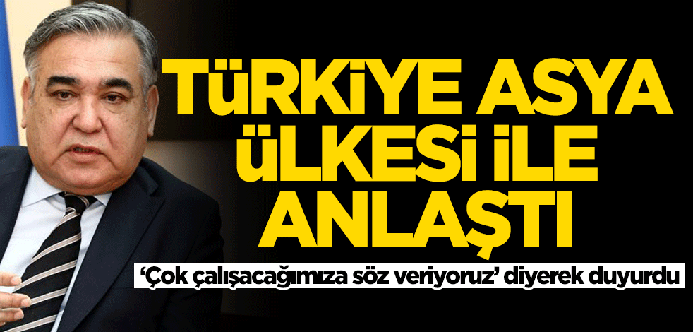Türkiye, Özbekistan ile anlaştı