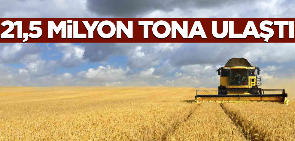 Türkiye şaha kalktı! Üretim 21,5 milyon ton oldu!