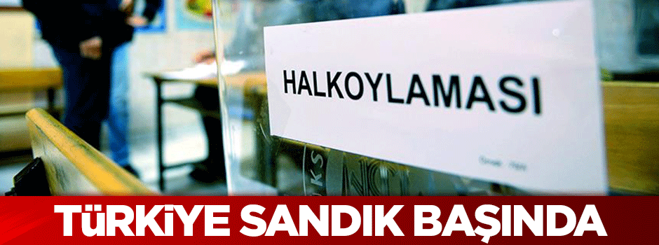 Türkiye sandık başında!