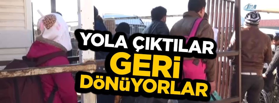 Türkiye sığınan bazı Suriyeliler ülkelerine geri dönüyor