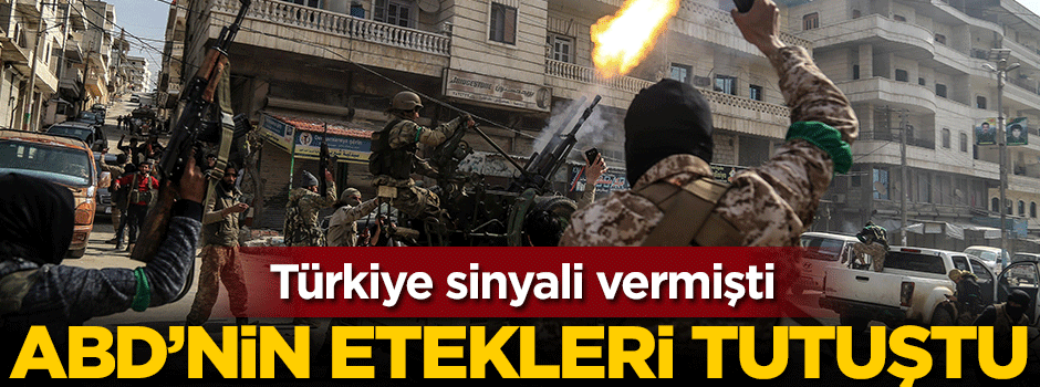 Türkiye sinyali vermişti... ABD'nin etekleri tutuştu