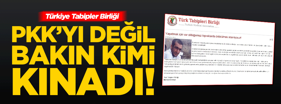 Türkiye Tabipler Birliği’nden skandal açıklama!