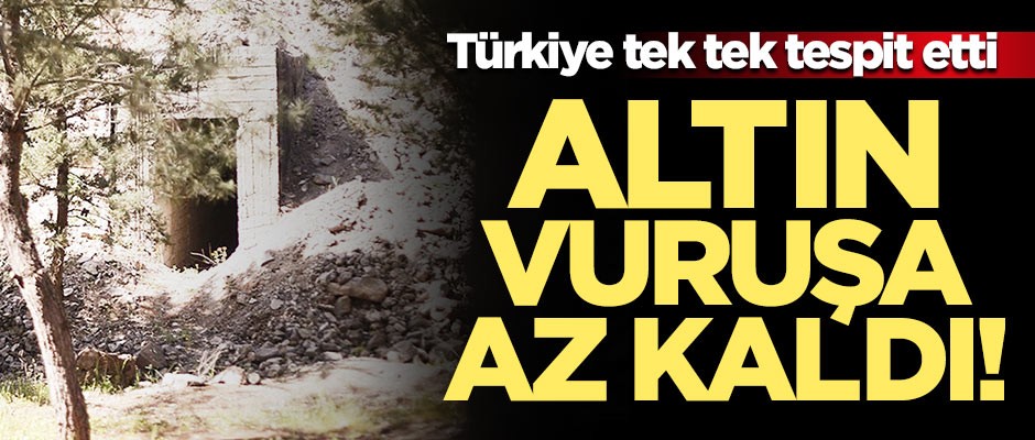 Türkiye tek tek tespit etti! Altın vuruşa az kaldı