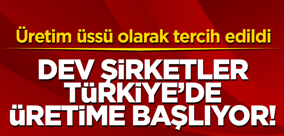 Türkiye telefon üretim üssü haline geliyor! Dev şirketler Türkiye’ye yatırıma hazırlanıyor